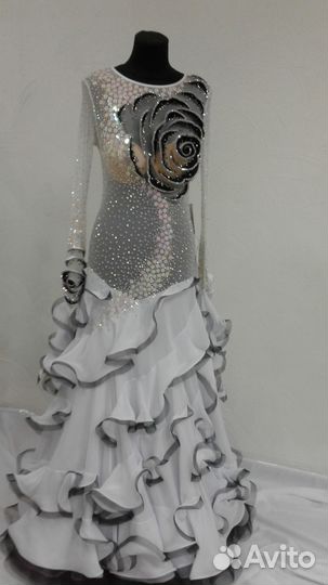 Платье для бальных танцев, эксклюзивное, новое