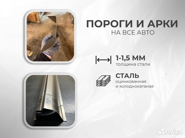 Ремонтные пороги и арки для Isuzu Товарково