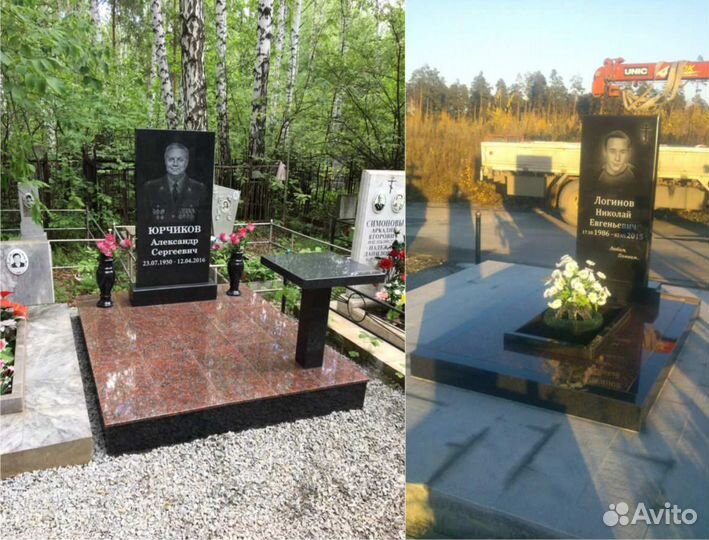 Изготовление памятников из габбро (черный гранит)