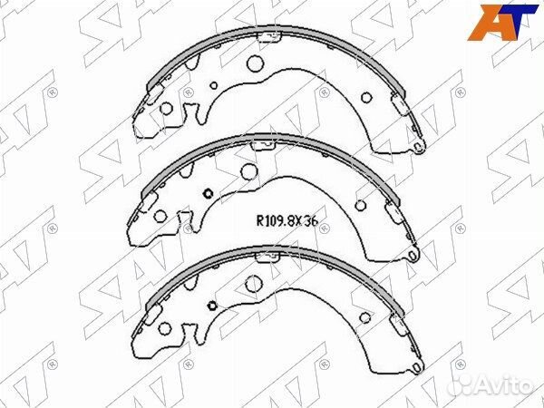 Колодки тормозные задние honda CR-V