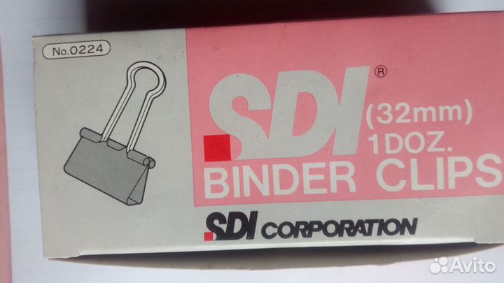 Binder Clips Зажимы для бумаг