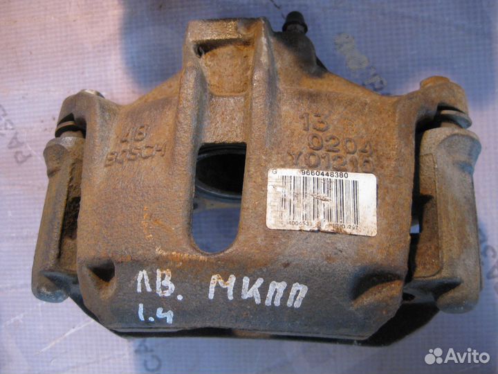 Суппорт тормозной передний Пежо 206 Седан