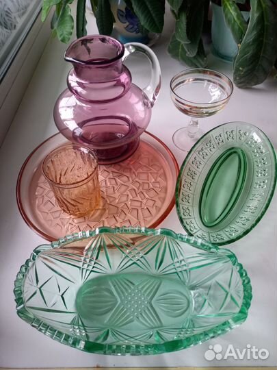 Прсуда-цветное стекло СССР