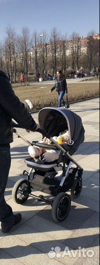 Коляска moon nuova anthracite