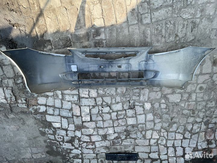 Передний бампер honda fit GD1