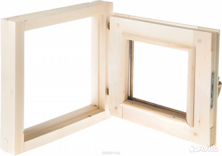 Форточка окно для бани и дома из липы стеклопакет