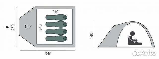 Палатка BTrace Vega