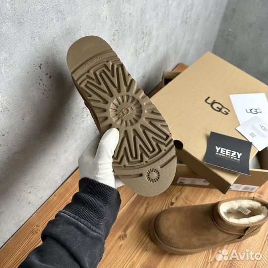 Женские Ugg Classic Ultra Mini Platform Chestnut