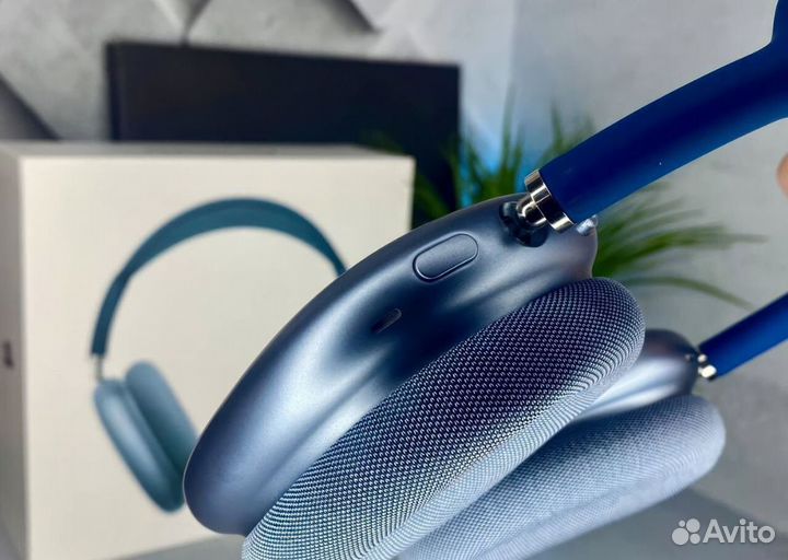 Airpods Max Sky Blue голубой цвет титановый сплав