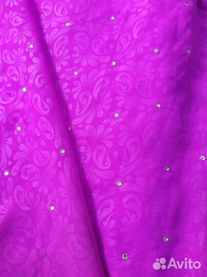 Натуральный шифон ткань б у