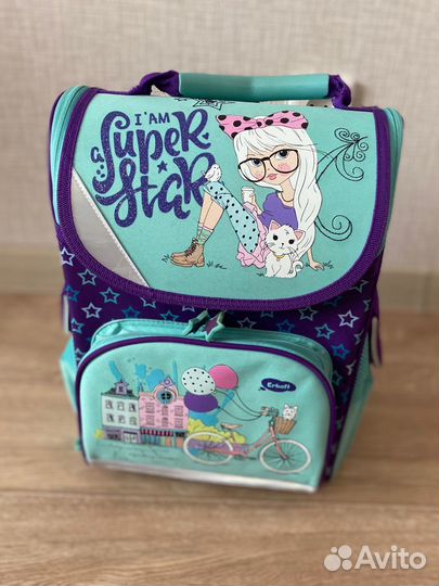 Рюкзак/ ранец Erhaft Модница идеально для 1класса