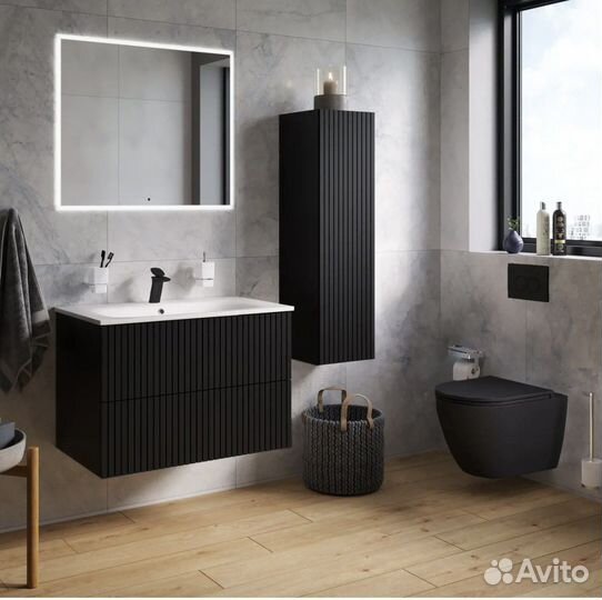 Тумба,пенал,раковина для ванной AM PM (новая)