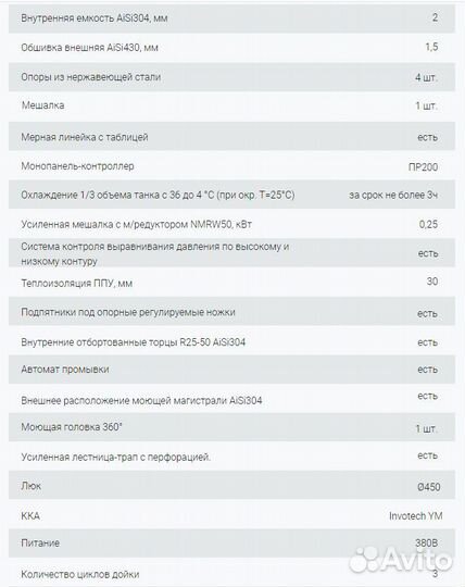 Охладитель молока закрытого типа 4000 литров