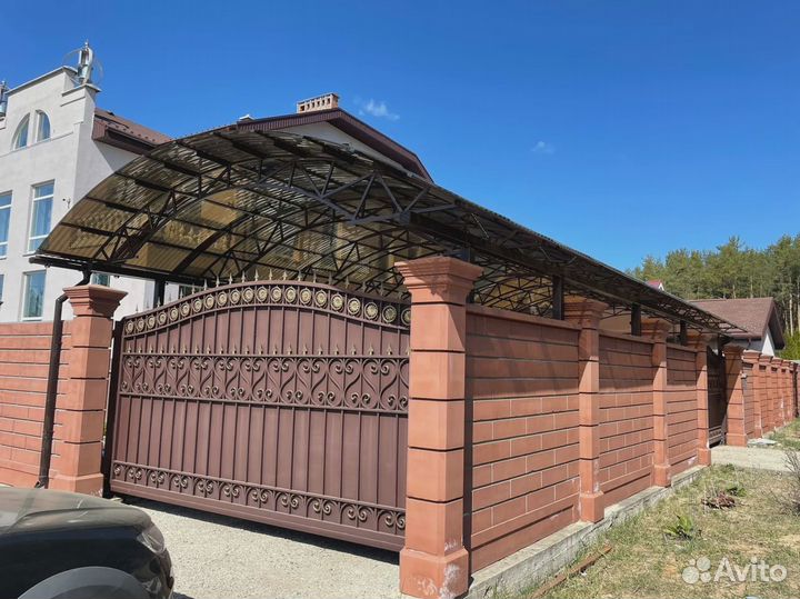 Навесы для автомобиля под ключ