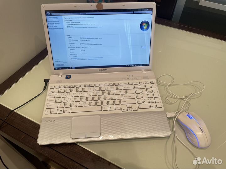 Ноутбук sony vaio PCG-71C112V