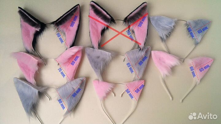 Аниме ушки неко косплей