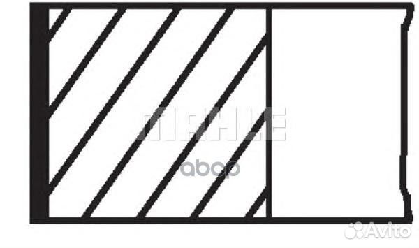 Кольца поршневые d75x1.5x1.5x2.5 STD (1) Citroen