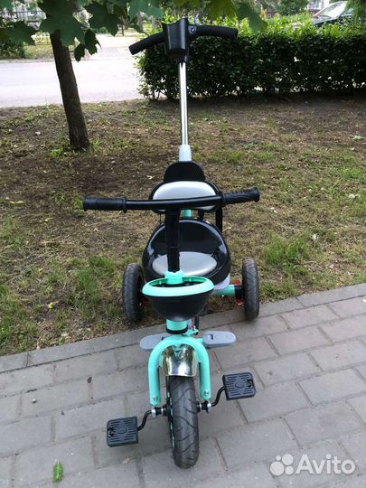 Детский велосипед с родительской ручкой