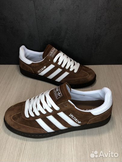 Кроссовки мужские adidas handball spezial brown