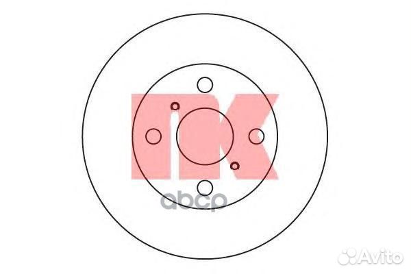 Диск тормозной передний toyota corolla (E11) 20