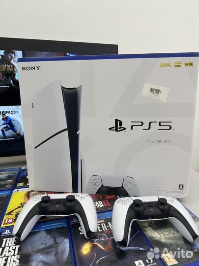 Sony Playstation 5 slim с дисководом+112 игр