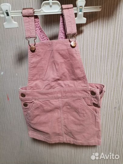 Вельветовый сарафан н&m