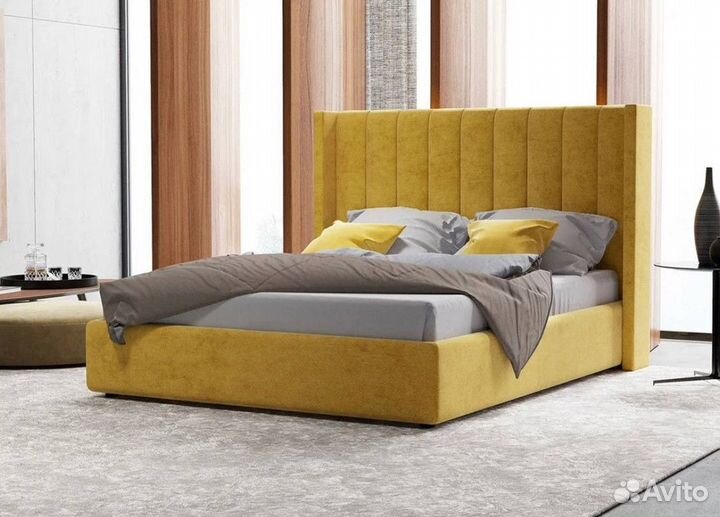 Кровать двухспальная с подъемным механизмом