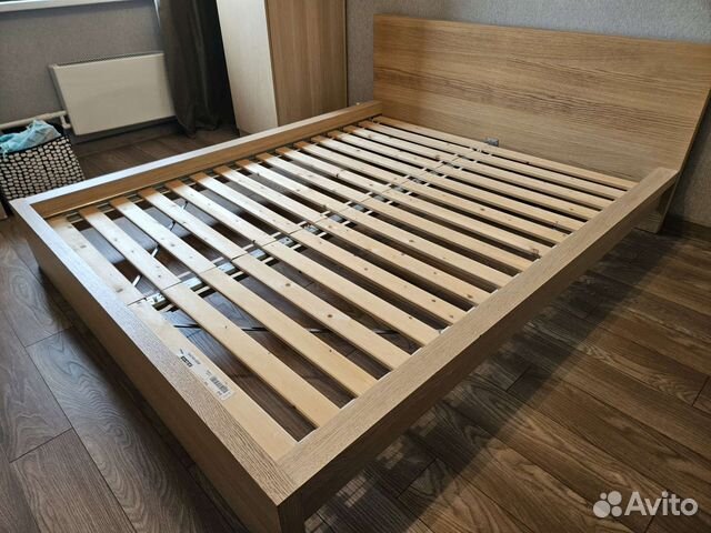 Кровать IKEA 160 200 мальм с рейками купить в Москве | Товары для дома ...