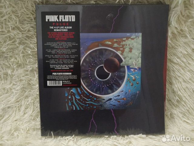 Pink Floyd Pulse 4 Lp Box Set Remastered купить в Москве Хобби и отдых Авито 7593