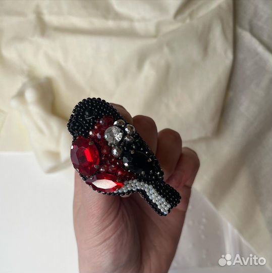 Брошь Ручной Работы из Бисера