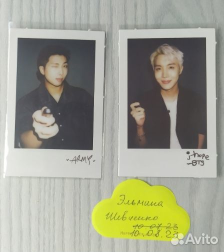 Фотофолио (фотобук) BTS Общий - карты полароид