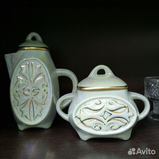 Сервиз 60е г Сахарница и кофейник СССР