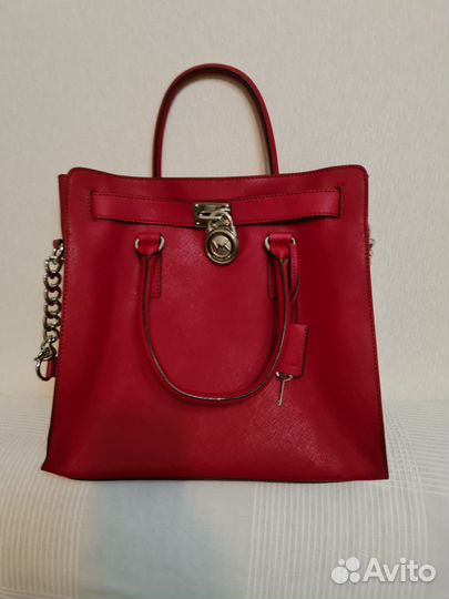 Сумка натуральная кожа Michael kors Leather Tote