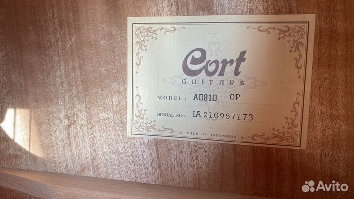 Акустическая гитара Cort
