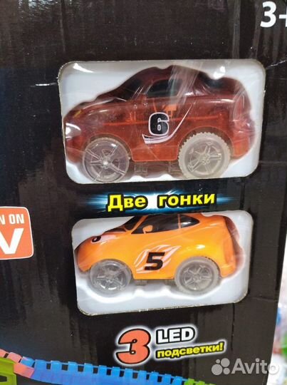 Magic Track широкий, огромный набор с 2 машинками