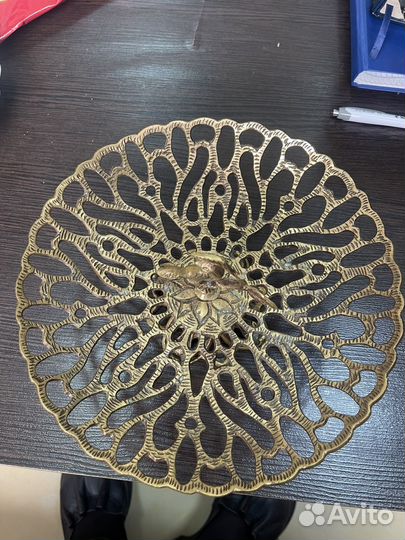 Ваза для фруктов, бронза