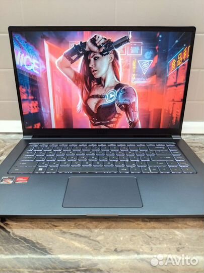 Игровой Новый MSI Ryzen 5-5500U-12 ядер/SSD256/IPS