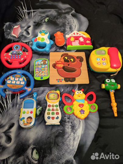 Музыкальные игрушки пакетом и другое