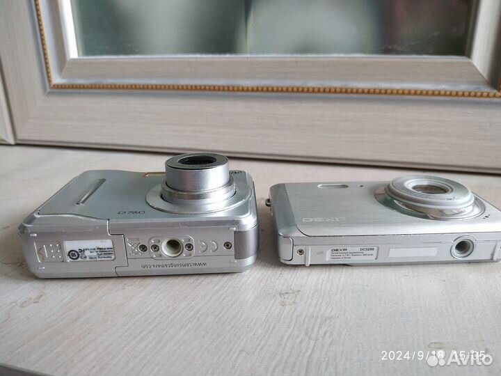Компактн. фотики sams d760 и dexp DC 5200