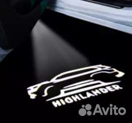 Штатная подсветка дверей Toyota Lexus