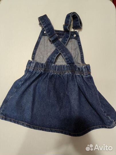 Джинсовый сарафан для девочки