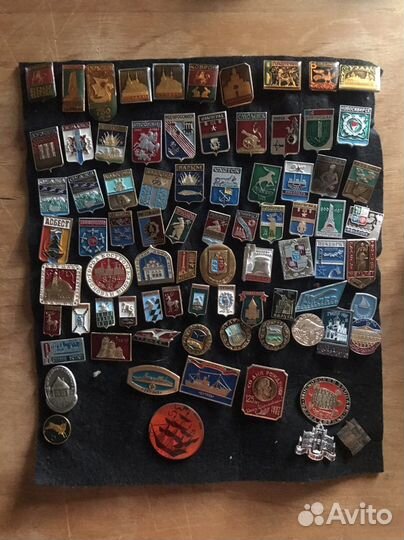 Значки пины, буттоны, спорт, СССР, города