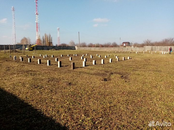 Забивка свай / Фундамент под ключ / жб сваи