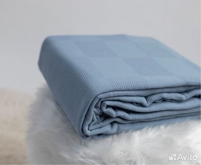 Плед покрывало новое экологичное хлопок