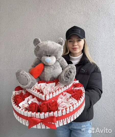 Шоколадный сладкий торт набор бокс kinder