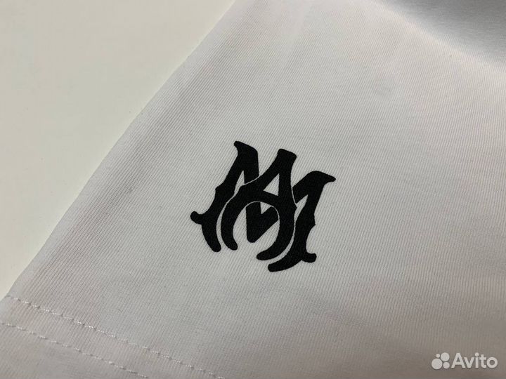 Футболка Amiri черная и белая