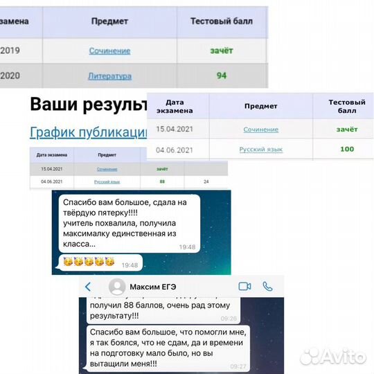 Репетитор по русскому языку и литературе