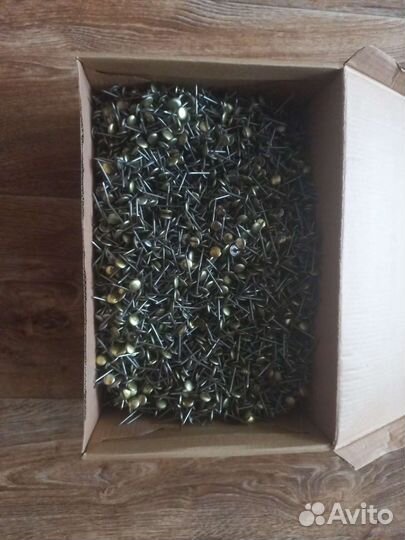 Гвозди мебельные со шляпкой