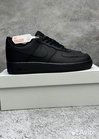 Кроссовки Nike Air Force 1 Supreme Black