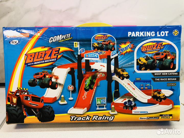 Вспыш и чудо машинки и Парковка трек Вспыш